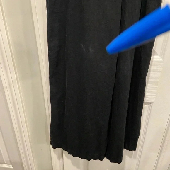 Urban Outfitters Black Linen Blend Jumpsuit Spaghetti Strap Button Detail Size 0 - Picture 5 of 12